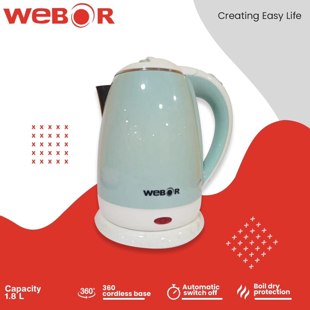 Webor Electric Kettle WB-KE18E